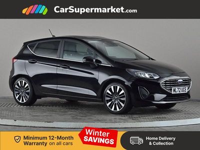 Black Used 2021 Ford Fiesta Titanium X Hatchback | £13,697 (Fair price)