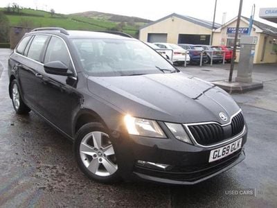 Used Skoda Octavia SE Technology 115 HP (84 kW) 2019 Black Estate