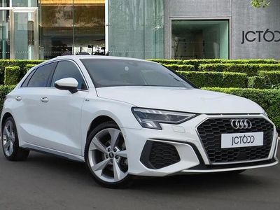 Used Audi A3 S-Line 147 HP (108 kW) 2021 White Sedan