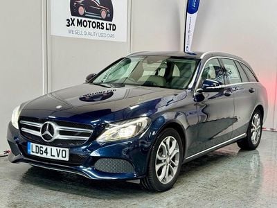 Used Mercedes C200 184 HP (135 kW) 2014 Blue Estate