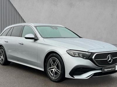 Metallic paintwork hightech silver Used 2024 Mercedes E200 AMG line Estate | £39,780