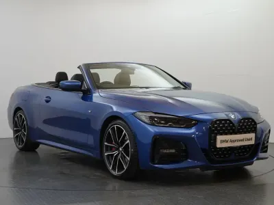 Usado BMW 420 M Sport 184 CV (135 kW) 2022 Azul Descapotable
