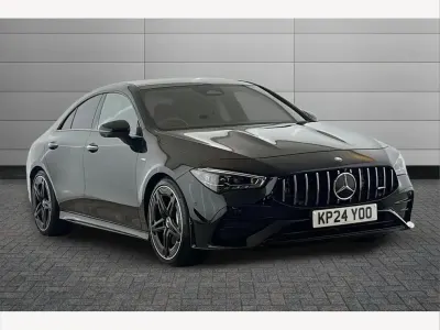 Used Mercedes CLA35 AMG Premium Plus 316 HP (232 kW) 2024 Black Coupe