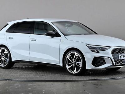 Used Audi A3 Black Edition 150 HP (110 kW) 2024 White Hatchback