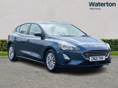 Usado Ford Focus Titanium 2021 Azul Citadino