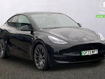 Black Used 2023 Tesla Model Y Performance SUV | £32,399 (Fair price)