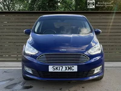 Used Ford C-MAX Titanium 125 HP (91 kW) 2017 Blue MPV