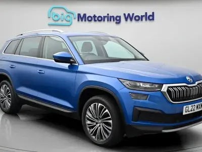 Used Skoda Kodiaq SE L Executive 200 HP (147 kW) 2022 Blue SUV