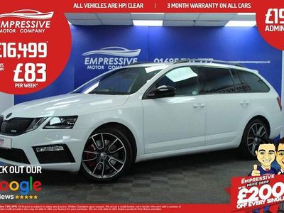 White Used 2019 Skoda Octavia vRS Estate | £16,499 (Fair price)