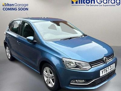 Used VW Polo Edition 90 HP (66 kW) 2017 Blue Hatchback