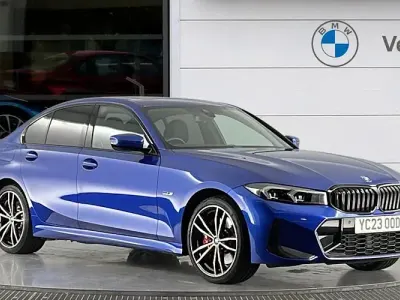 Used BMW 330e M Sport 292 HP (214 kW) 2023 Blue Sedan