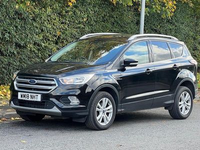 Black Used 2018 Ford Kuga Zetec SUV | £4,750