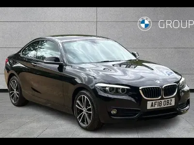 Used BMW 218 Sport Line 148 HP (108 kW) 2018 Black Coupe