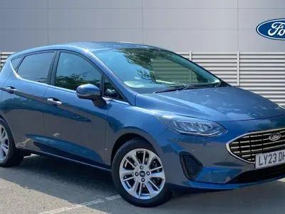 Used Ford Fiesta Titanium X 125 HP (91 kW) 2023 Blue Hatchback