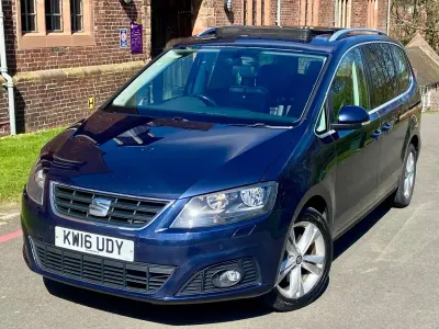 Usado Seat Alhambra SE 184 HP (135 kW) 2016 Azul Monovolume