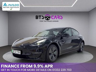 Black Used 2021 Tesla Model 3 Long Range AWD Sedan | £18,685 (Fair price)