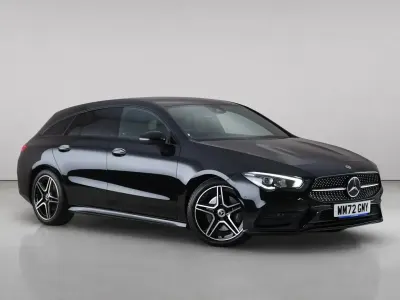 Used Mercedes CLA200 Shooting Brake AMG line 2023 Black Estate
