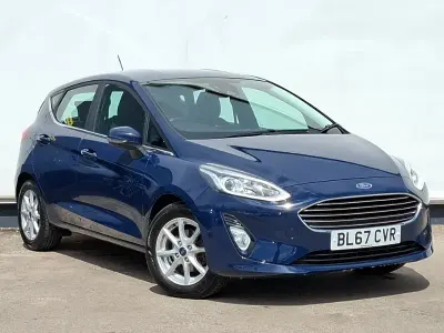 Used Ford Fiesta Zetec 100 HP (73 kW) 2017 Blue Hatchback
