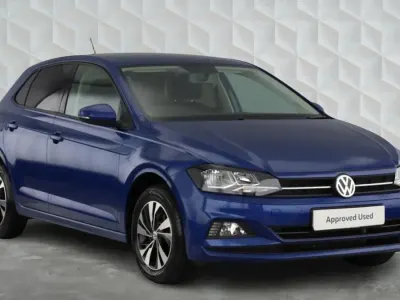 Used VW Polo Match 95 HP (69 kW) 2021 Blue Hatchback