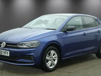 Used VW Polo SE 95 HP (69 kW) 2020 Blue Hatchback