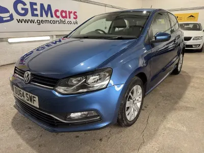 Used VW Polo SE 60 HP (44 kW) 2014 Blue Hatchback