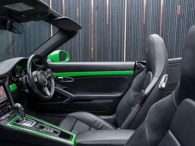 Used Porsche 911 Turbo S Cabriolet 2018 Green Cabriolet