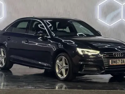 Used Audi A4 S-Line 190 HP (139 kW) 2017 Blue Sedan