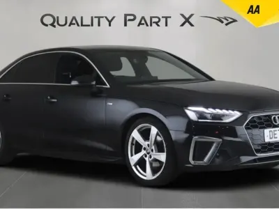Used Audi A4 S-Line 163 HP (119 kW) 2021 Black Sedan
