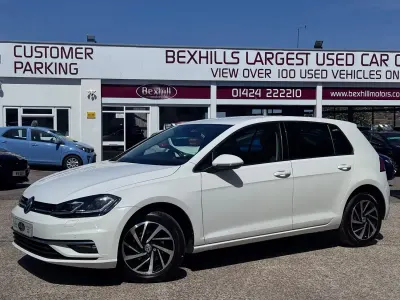 Used VW Golf VII Edition 115 HP (84 kW) 2020 White Hatchback