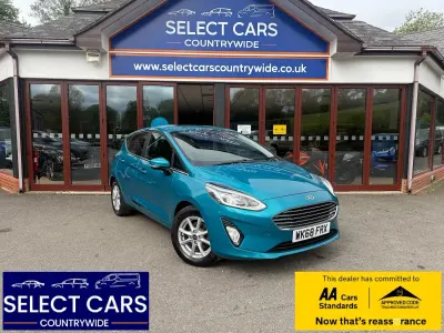Used Ford Fiesta Zetec 85 HP (62 kW) 2018 Blue Hatchback