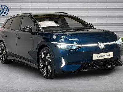New VW ID.7 GTX 250 kW (340 HP) 2026 Blue Estate