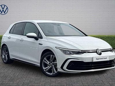 Used VW Golf VIII R-line 130 HP (95 kW) 2022 White Hatchback