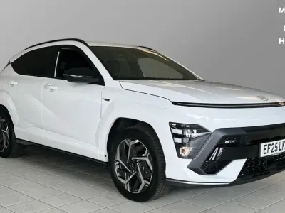 Used Hyundai Kona N Line 129 HP (94 kW) 2025 White SUV