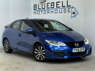 Używany Honda Civic S 100 KM (73 kW) 2016 Niebieski Hatchback