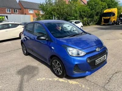 Used Hyundai i10 GO! 67 HP (49 kW) 2018 Blue Hatchback