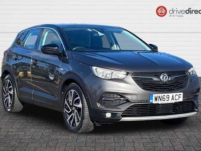 Used Vauxhall Grandland X Elite 130 HP (95 kW) 2019 Metallic  moonstone grey SUV
