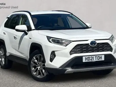 Used Toyota RAV4 Hybrid 218 HP (160 kW) 2021 White SUV