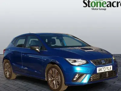 Used Seat Ibiza XCELLENCE 110 HP (80 kW) 2021 Blue Hatchback