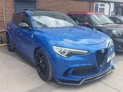 Used Alfa Romeo Stelvio Quadrifoglio 510 HP (375 kW) 2020 Blue SUV