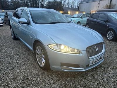 Blue Used 2013 Jaguar XF Premium Luxury Estate | £10,000 (Expensive)