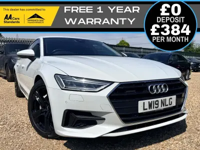 Used Audi A7 Sportback Sport 2019 White Hatchback