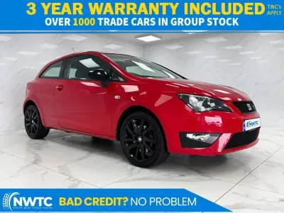 Used Seat Ibiza FR Sport 110 HP (80 kW) 2016 Red Coupe