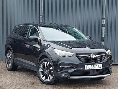 Used Vauxhall Grandland X Sport 130 HP (95 kW) 2018 Black SUV