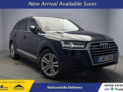 Used Audi Q7 S-Line 218 HP (160 kW) 2017 Blue SUV