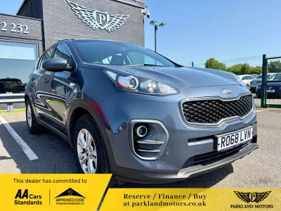Used Kia Sportage 115 HP (84 kW) 2018 Blue SUV