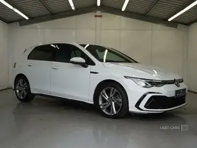Used VW Golf VII R-line 150 HP (110 kW) 2020 White Hatchback