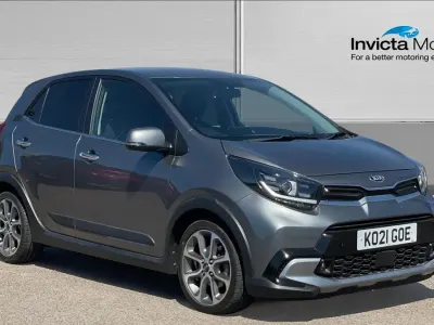 Used Kia Picanto X-Line 66 HP (48 kW) 2021 Grey Hatchback