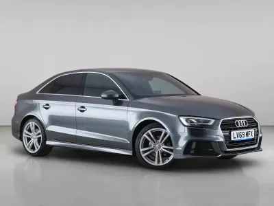 Used Audi A3 S-Line 150 HP (110 kW) 2019 Grey Sedan