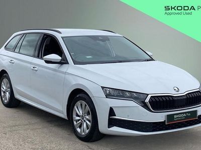 Used Skoda Octavia SE Technology 116 HP (85 kW) 2025 White Estate