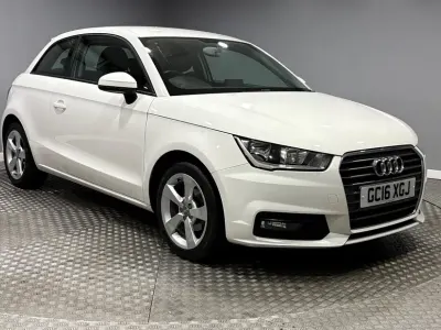Used Audi A1 Sport 95 HP (69 kW) 2016 White Hatchback